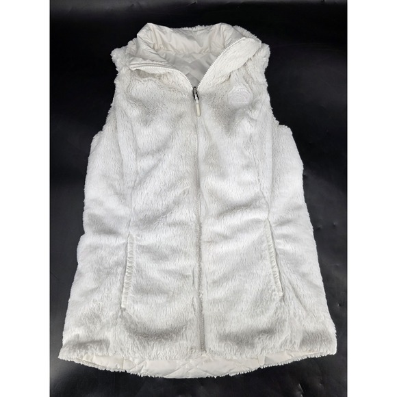 The North Face Reversible Sherpa Full Zip Vest White Women's Size XS - Picture 9 of 11